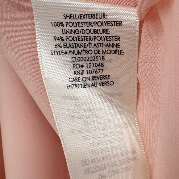 NWT Alice + Olivia Harmony Cowl Neck Racer Back Mini Dress | Sz 8 | Blush Pink - Picture 13 of 14